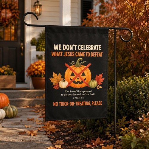 Trick treating - no, trick-or-treating
